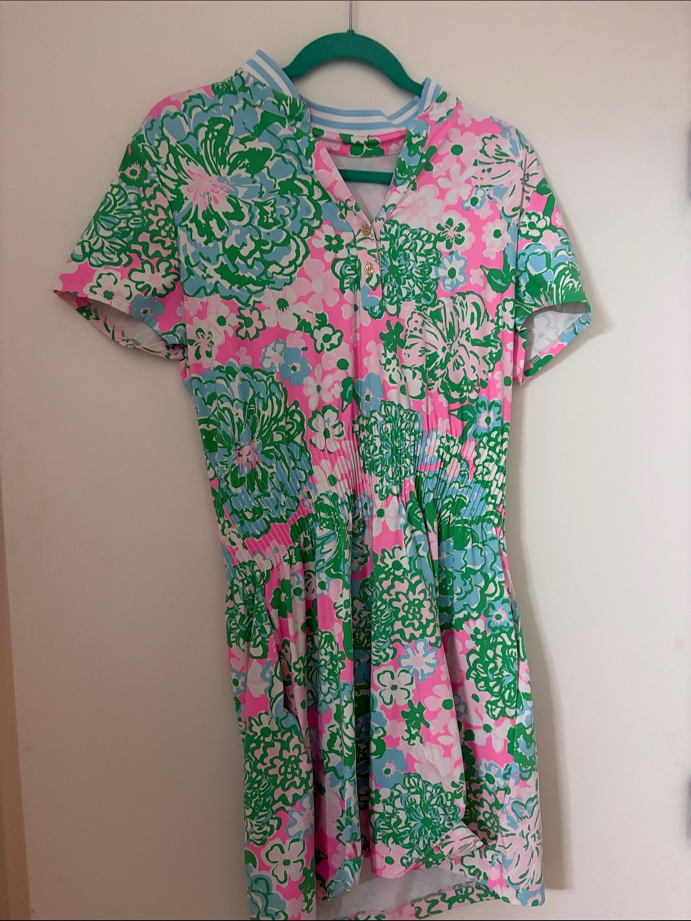 Lilly pulitzer women’s Floral One-Piece Dress - Pink & Green